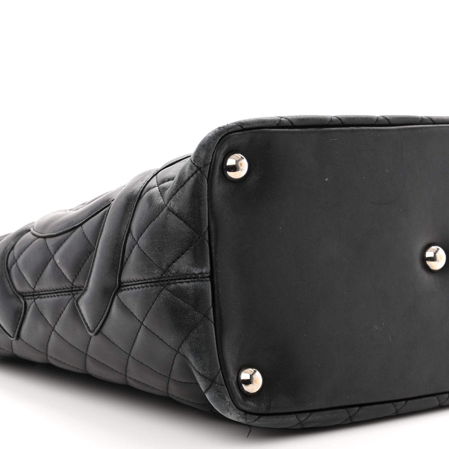 Chanel Calfskin Quilted Large Cambon Tote Black 14 of 18