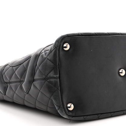 Chanel Calfskin Quilted Large Cambon Tote Black 14 of 18