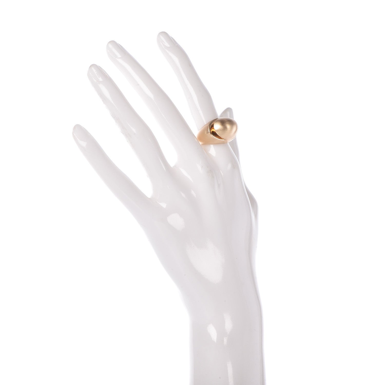Bulgari 18K Yellow Gold BVLGARI Dome Ring 52 6 2 of 5