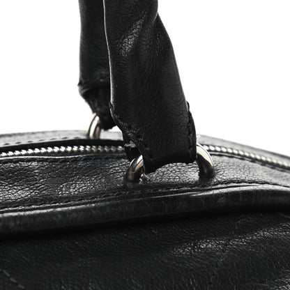 Chanel Calfskin Round Bowling Bag Black 7 of 10