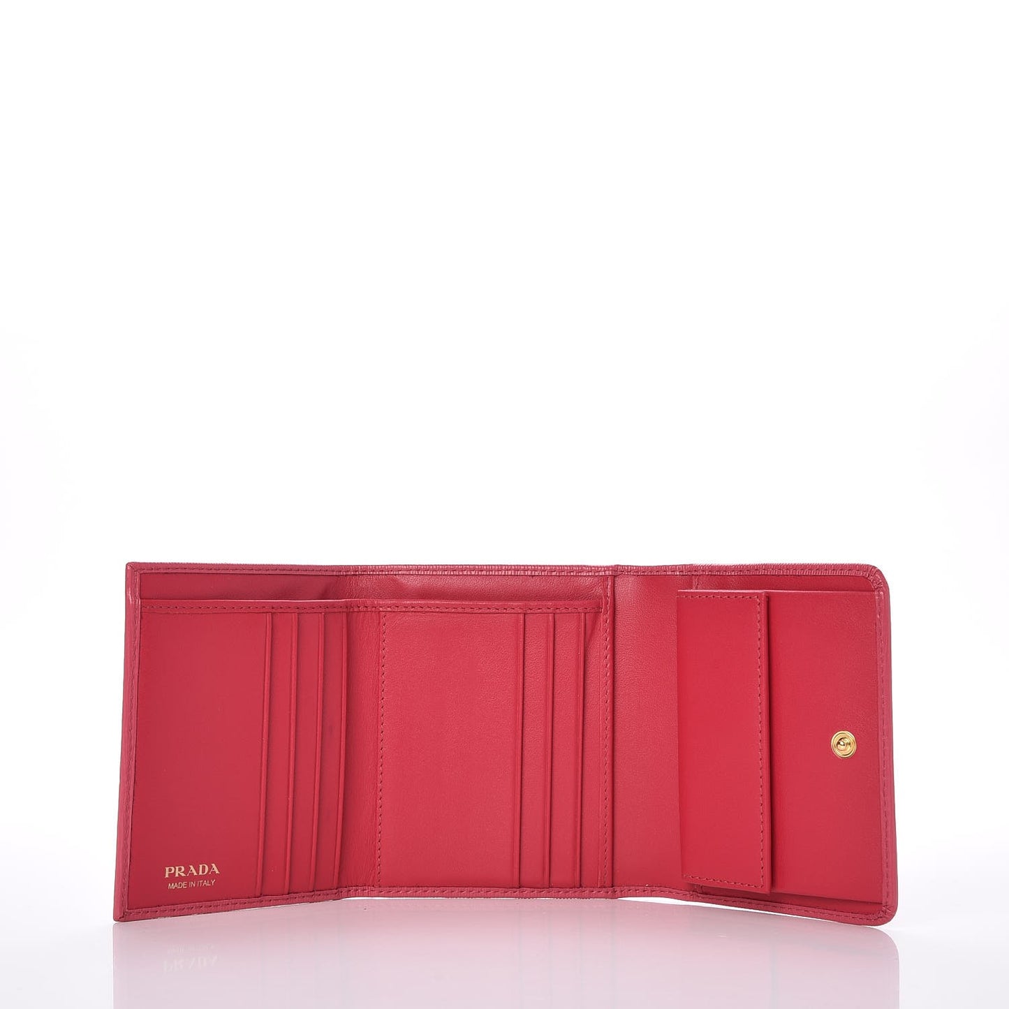 Vitello Move Tri-Fold Compact Wallet Peonia