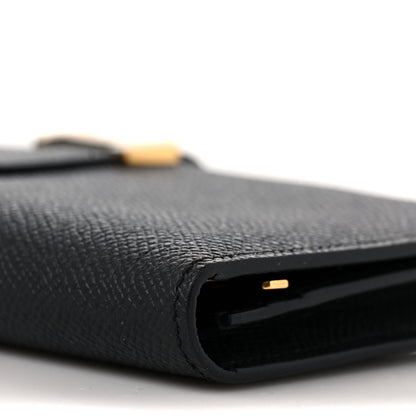 Hermes Epsom Bearn Gusset Wallet Black 8 of 8