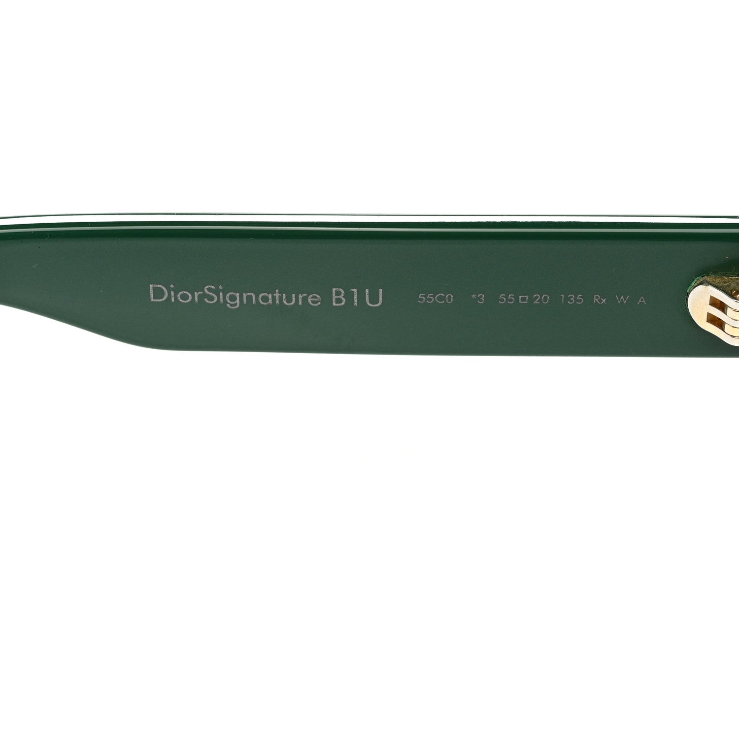 Christian Dior Acetate DiorSignature B1U Butterfly Sunglasses Green 5 of 7