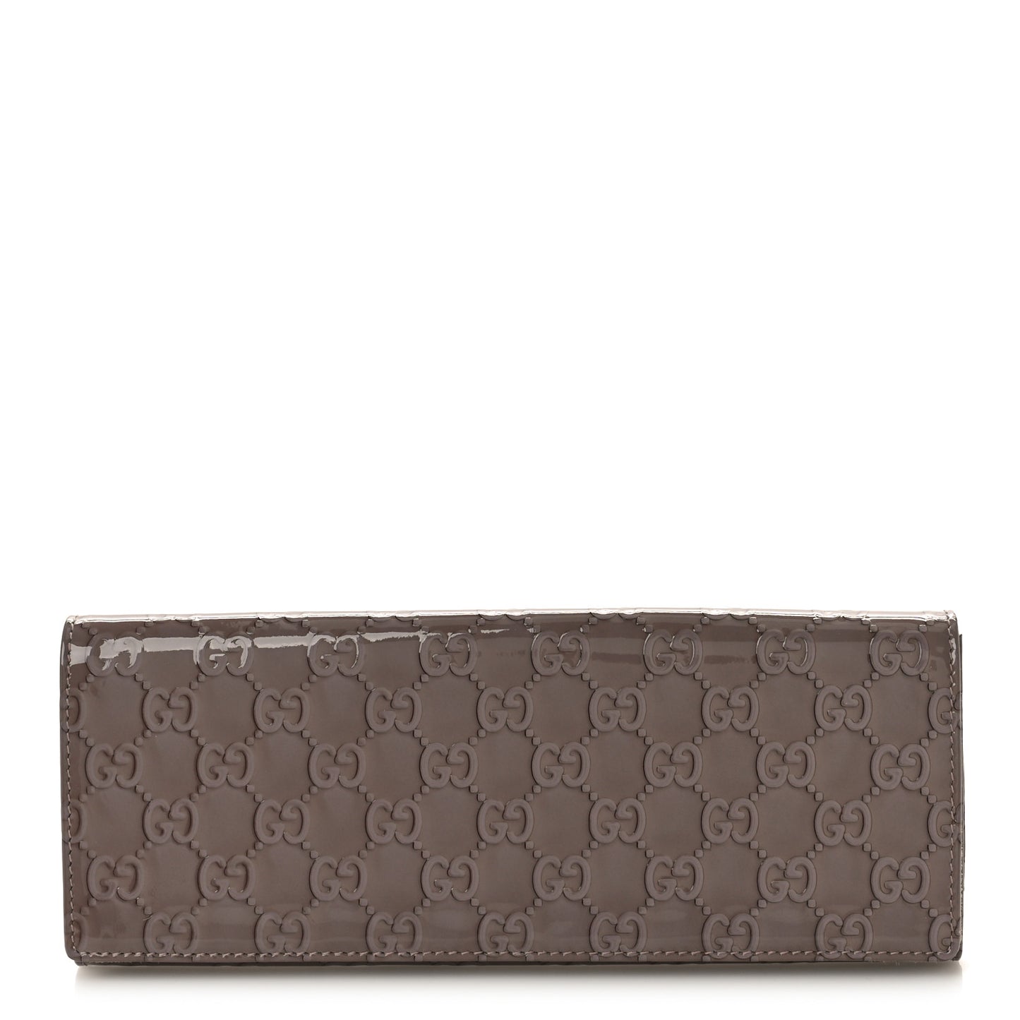 Patent Guccissima Small Broadway Clutch Lavender