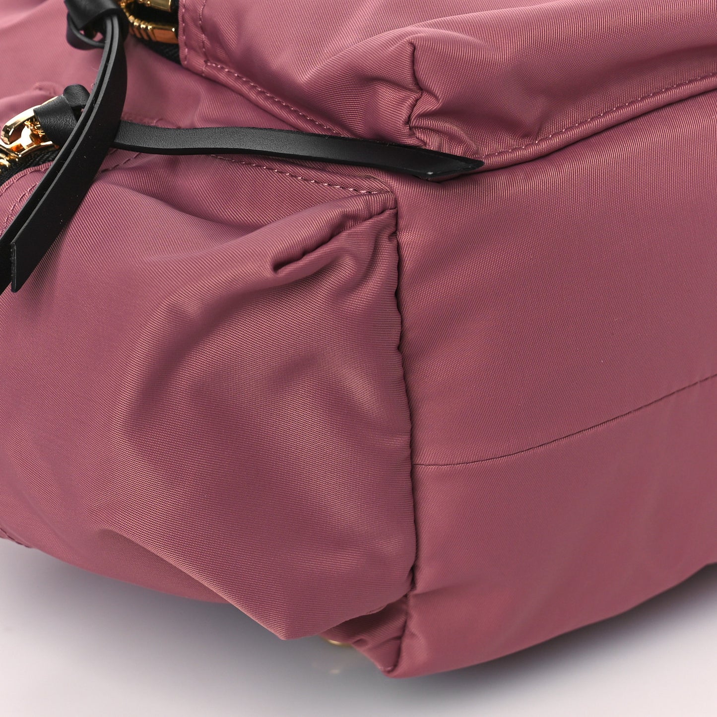 Nylon Medium Rucksack Backpack Mauve Pink