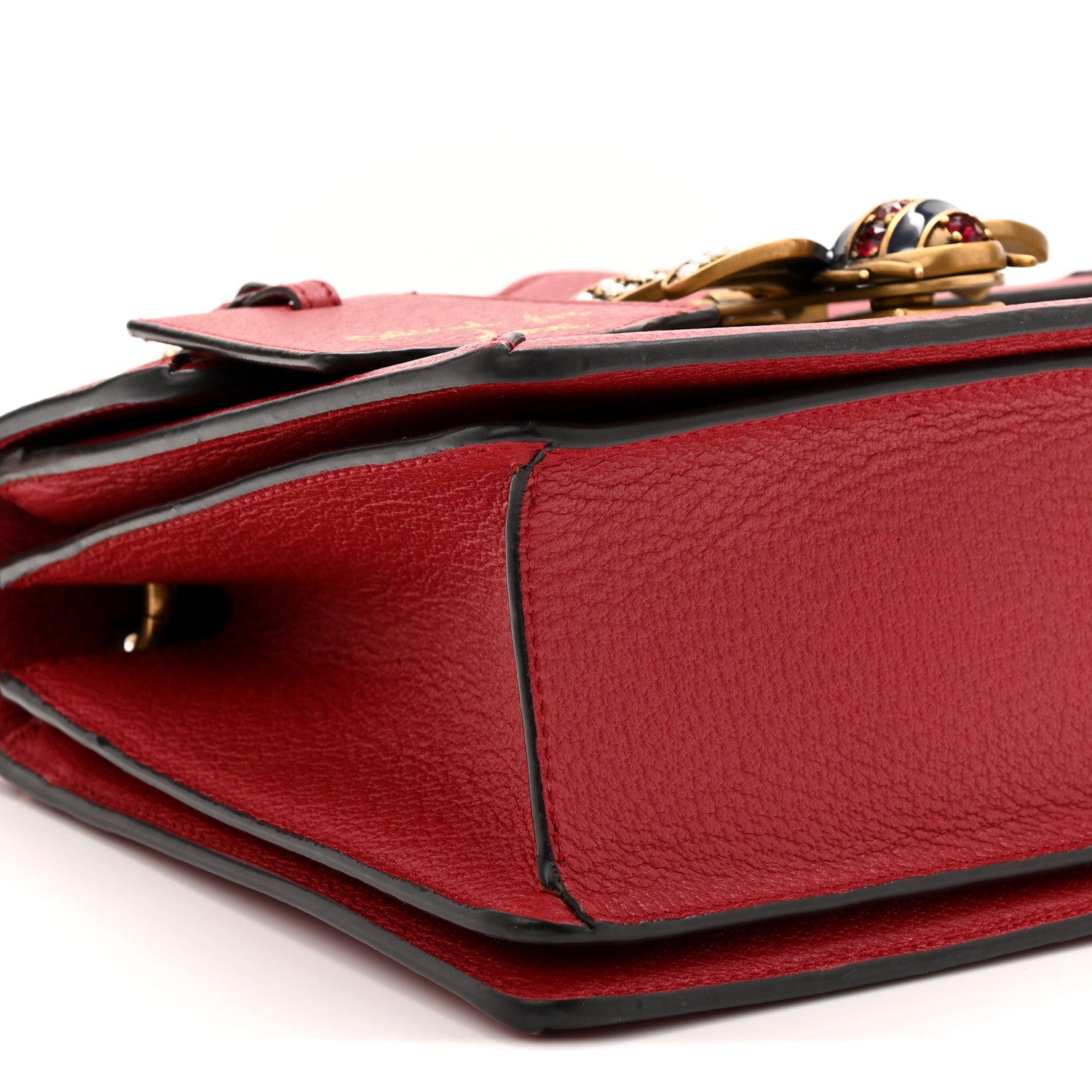 Gucci GG Supreme Monogram Small Queen Margaret Top Handle Bag Red 9 of 10