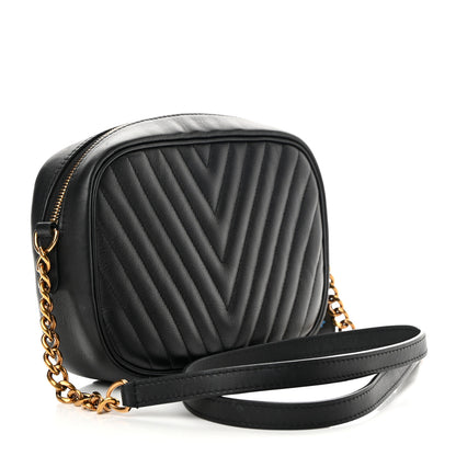 Louis Vuitton Calfskin New Wave Camera Bag Black 3 of 14