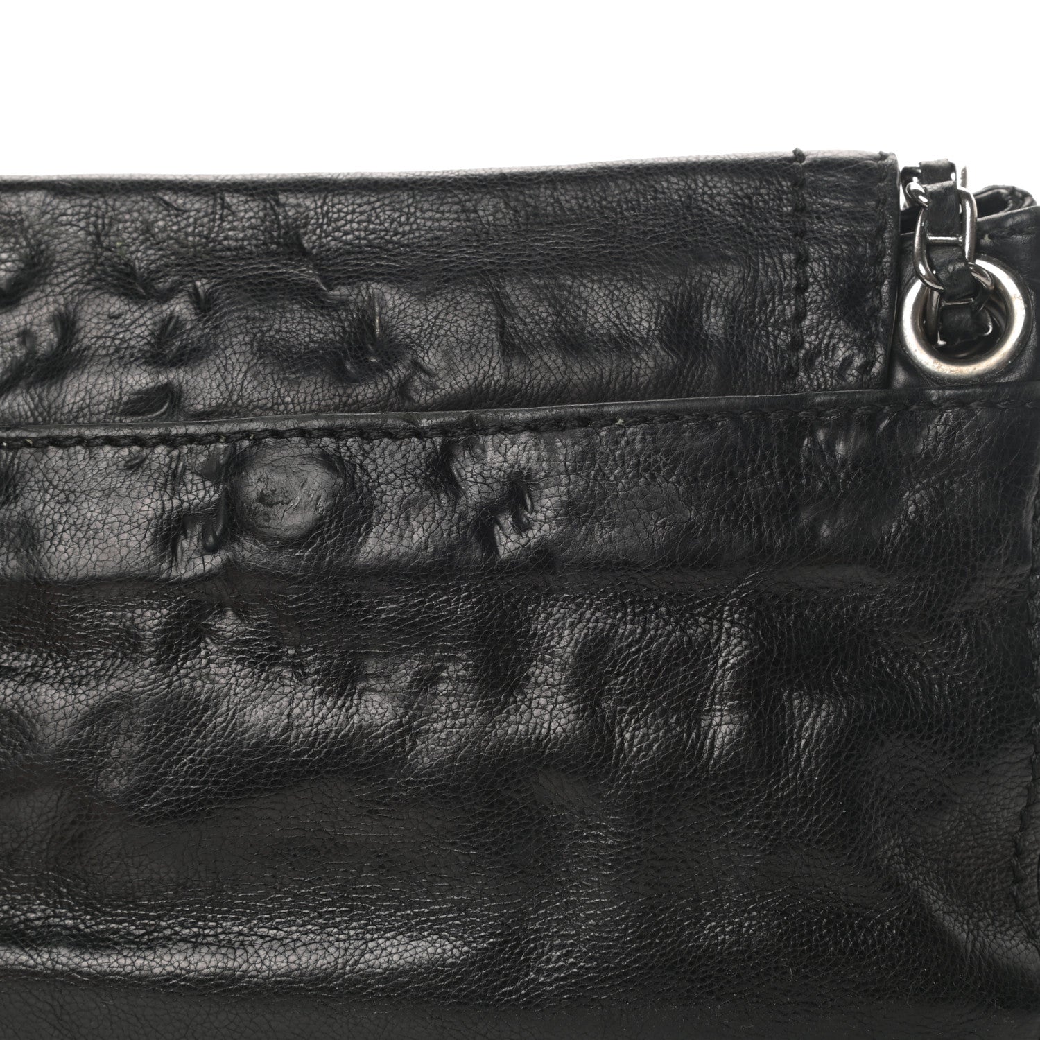 Prada Vitello Shoulder Chain Bag Black 15 of 16