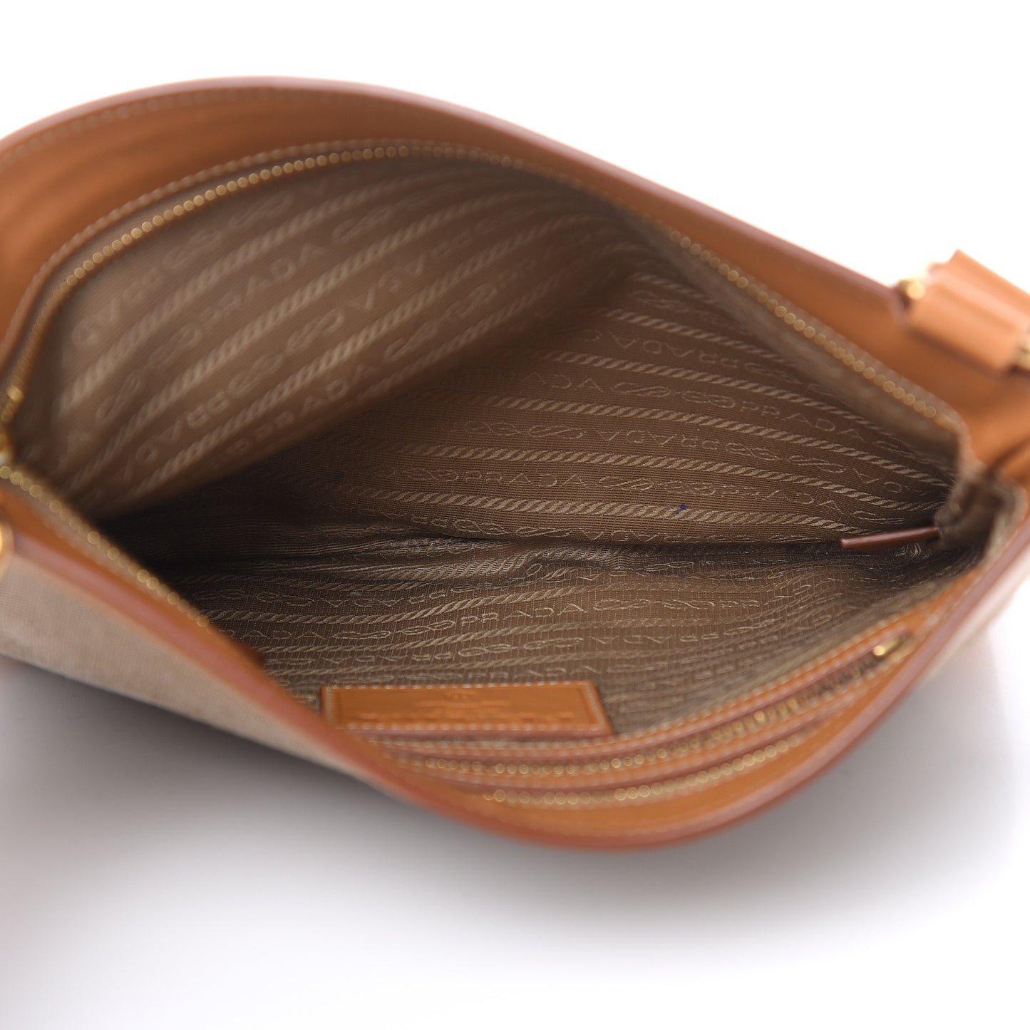 Jacquard Logo Small Flat Messenger Bag Corda Cuoio