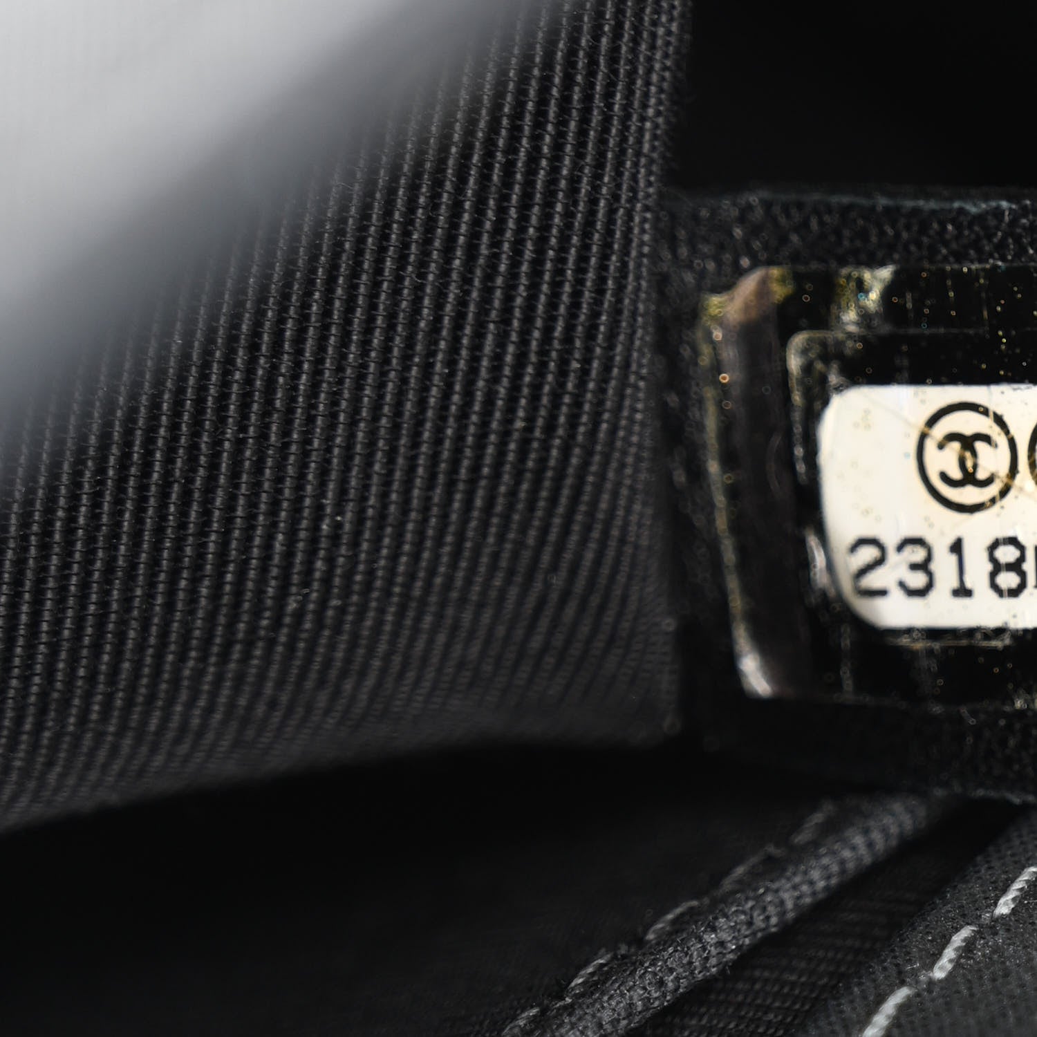 Chanel Iridescent Calfskin Embellished Double Stitch Medium Boy Flap Black 7 of 11