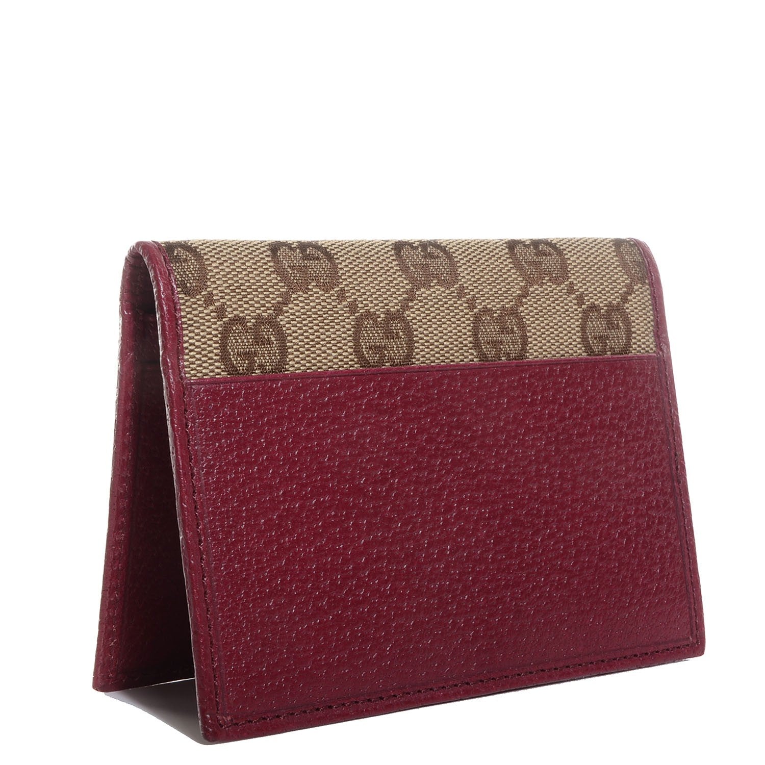 Gucci Monogram Bi-Fold Wallet Red 3 of 8