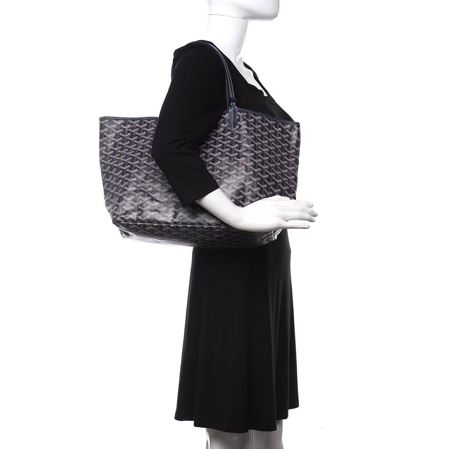 Goyard Goyardine Saint Louis PM Navy 2 of 8