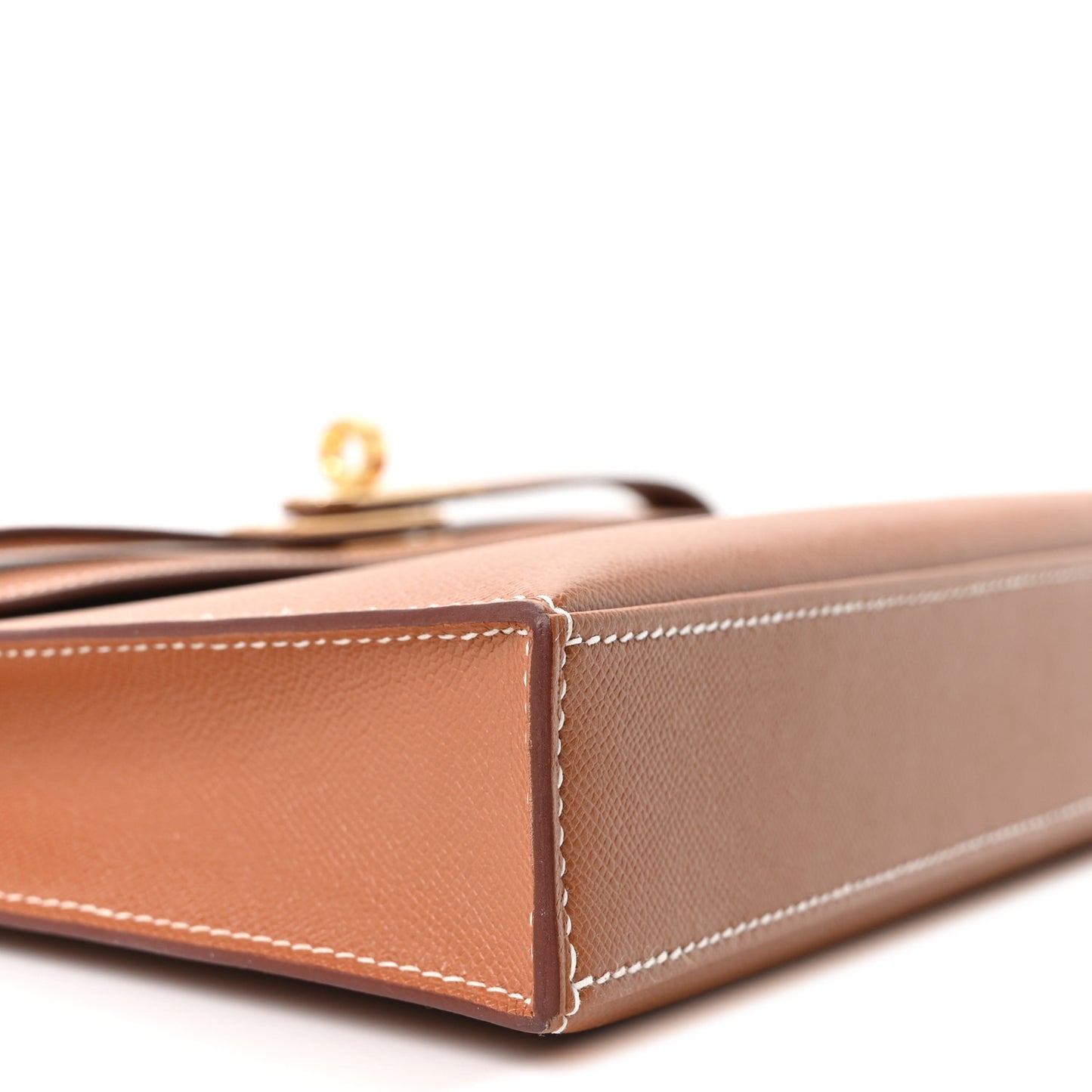 Madame Calfskin Kelly Elan Gold
