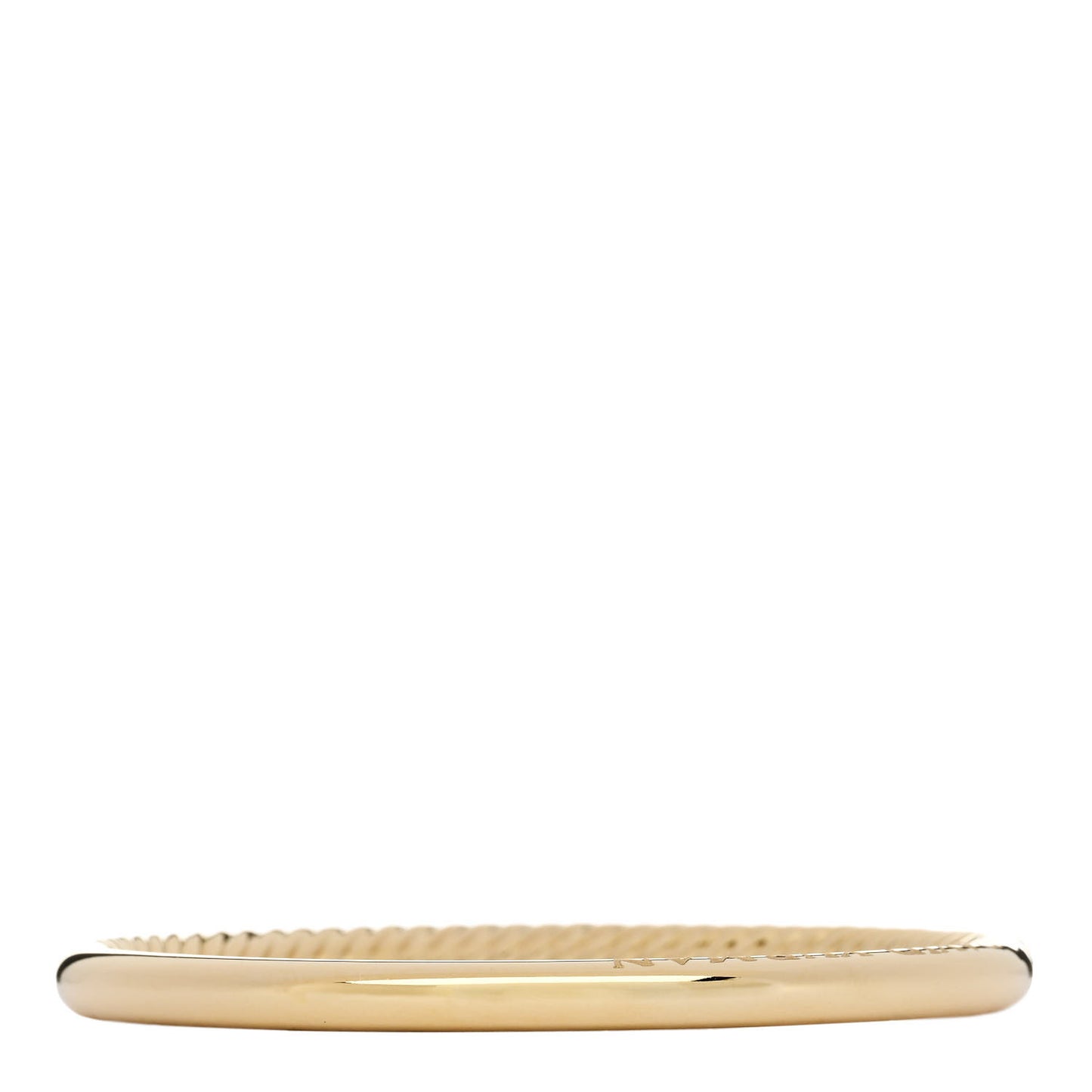18K Yellow Gold 5mm Pure Form Smooth Bangle Bracelet