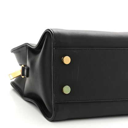 Saint Laurent Calfskin Monogram Baby Cabas Black 9 of 11