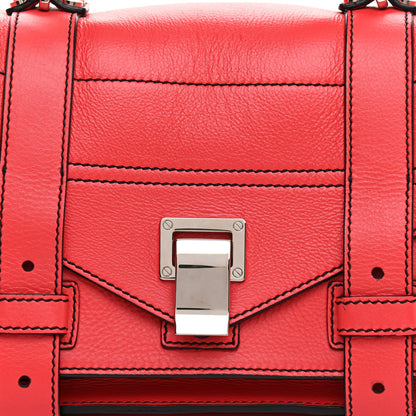 Proenza Schouler Lambskin Tiny PS1 Satchel Red 7 of 9