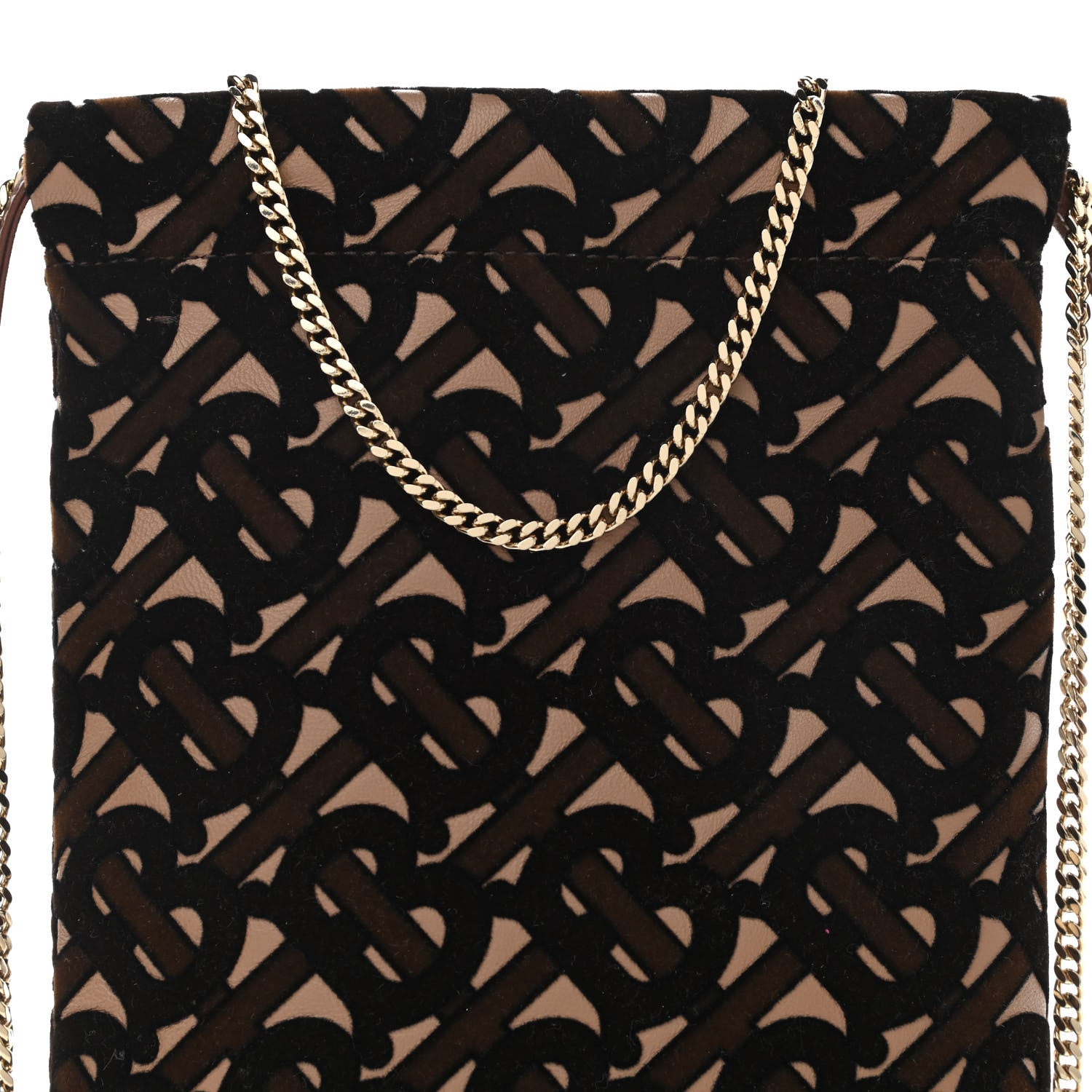 Burberry Monogram Medium Doctors Pouch Bridle Brown 7 of 9