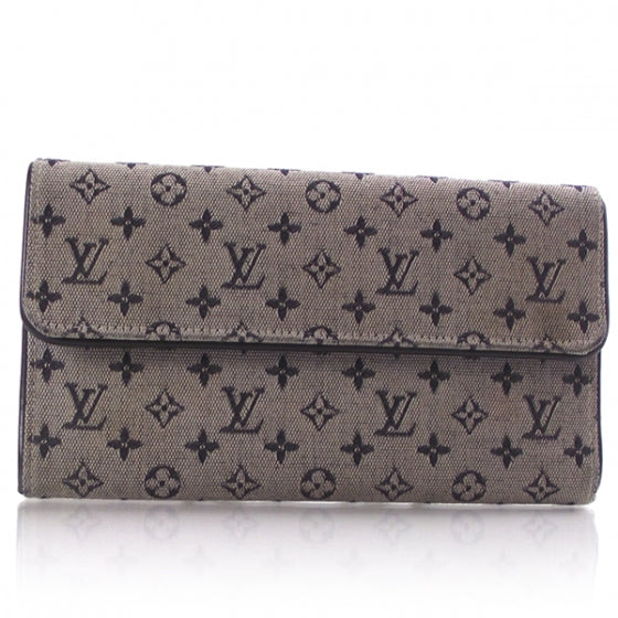 Monogram Mini Porte Tresor Intl Wallet Blue
