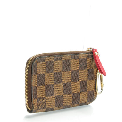 Louis Vuitton Damier Ebene Complice Trunks and Bags Key Pouch Red 3 of 7
