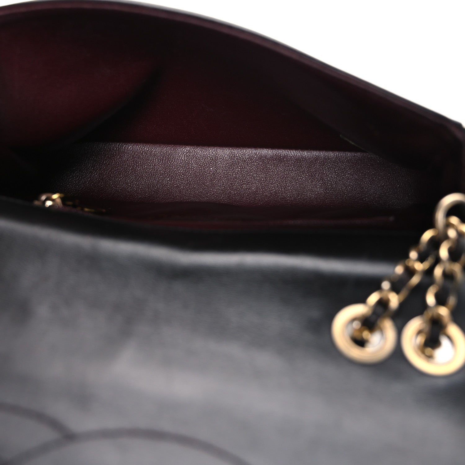 Chanel Lambskin Quilted Medium Diamond CC Flap Black 5 of 10