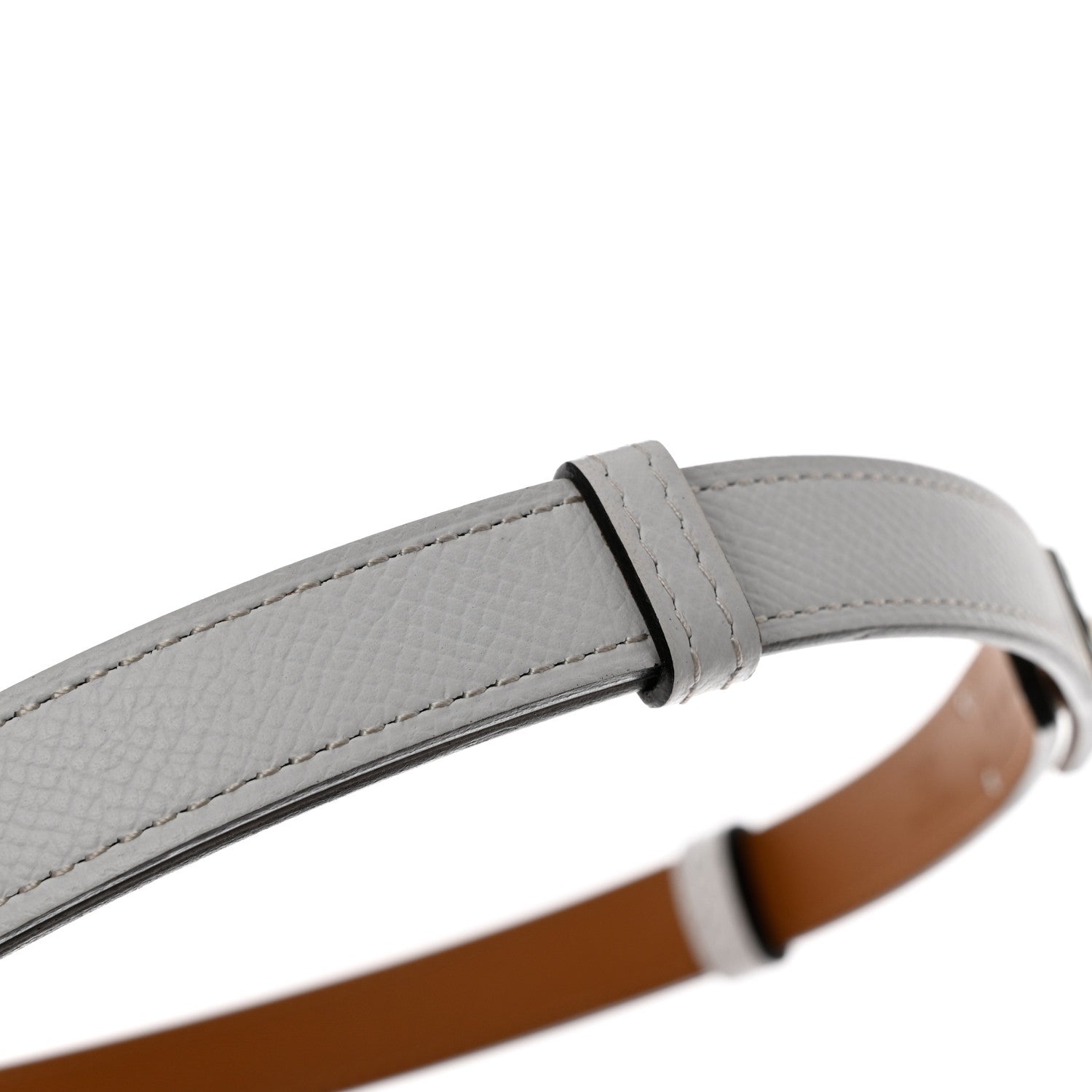 Hermes Epsom Kelly Belt White 8 of 8