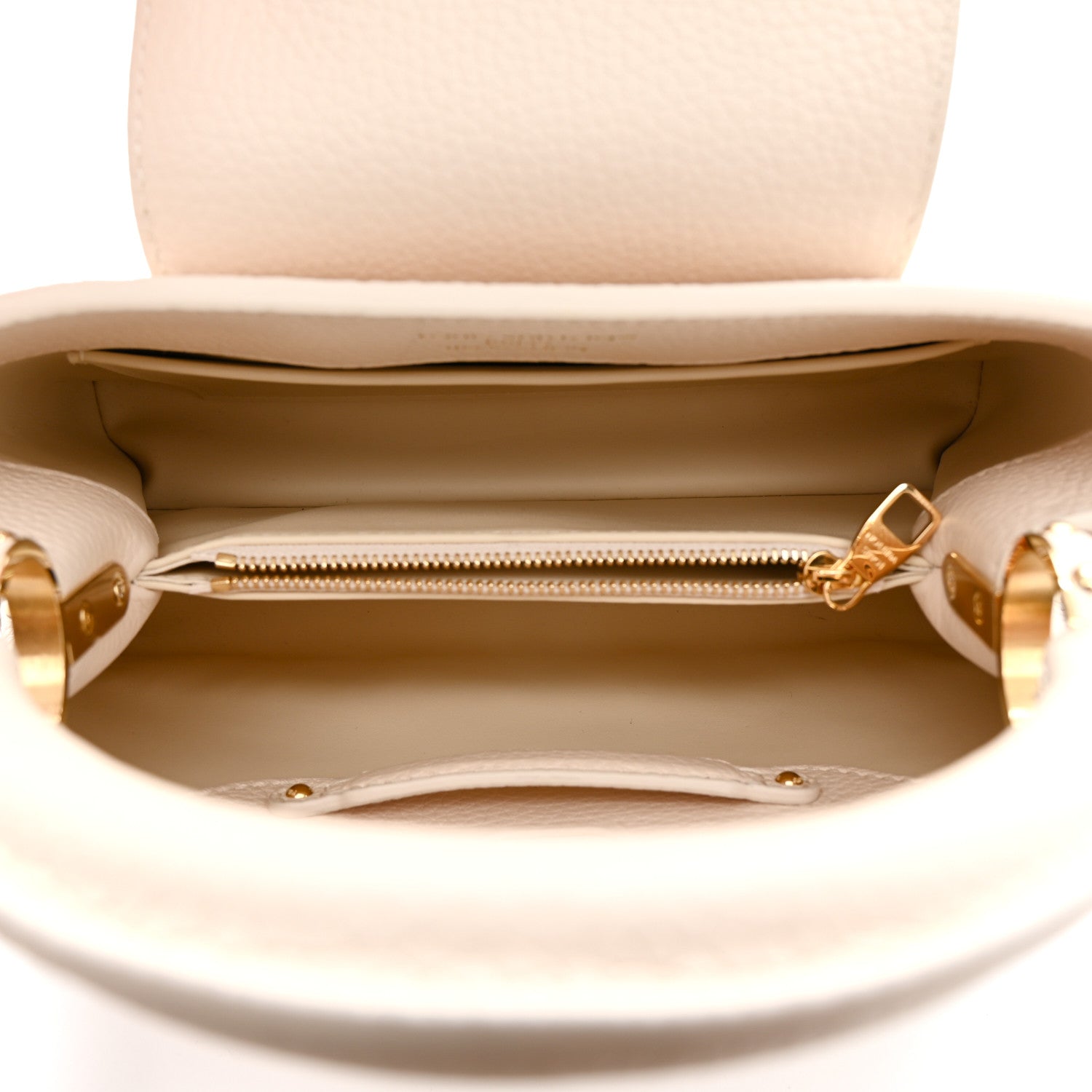 Louis Vuitton Rattan Taurillon Capucines BB Vanilla 5 of 10