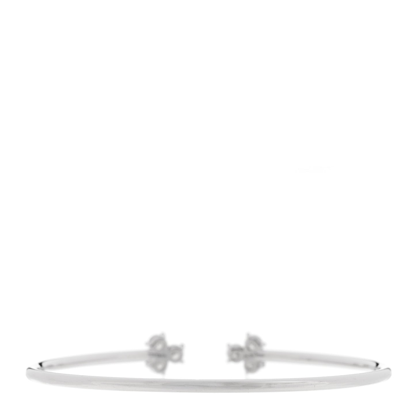 18K White Gold Diamond Aria Wire Bracelet