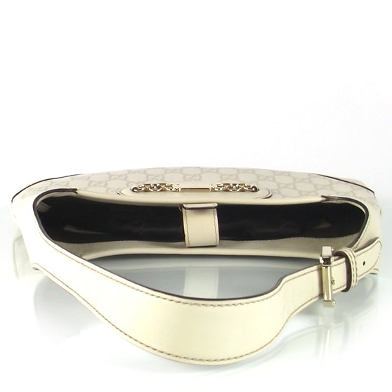 Guccissima Punch Hobo Ivory