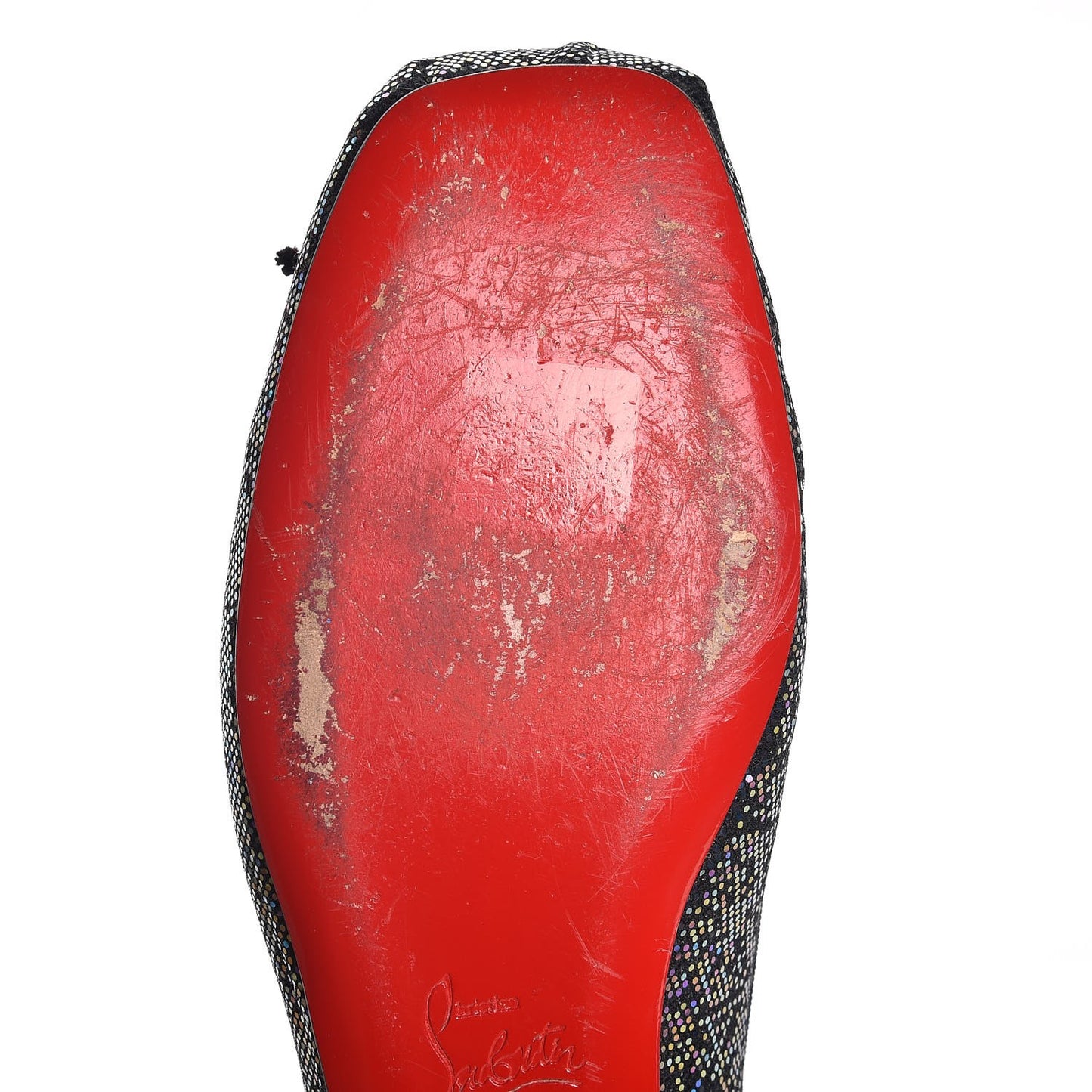 Glitter Spotlight Rosella Flats 38 Blue Khol Black