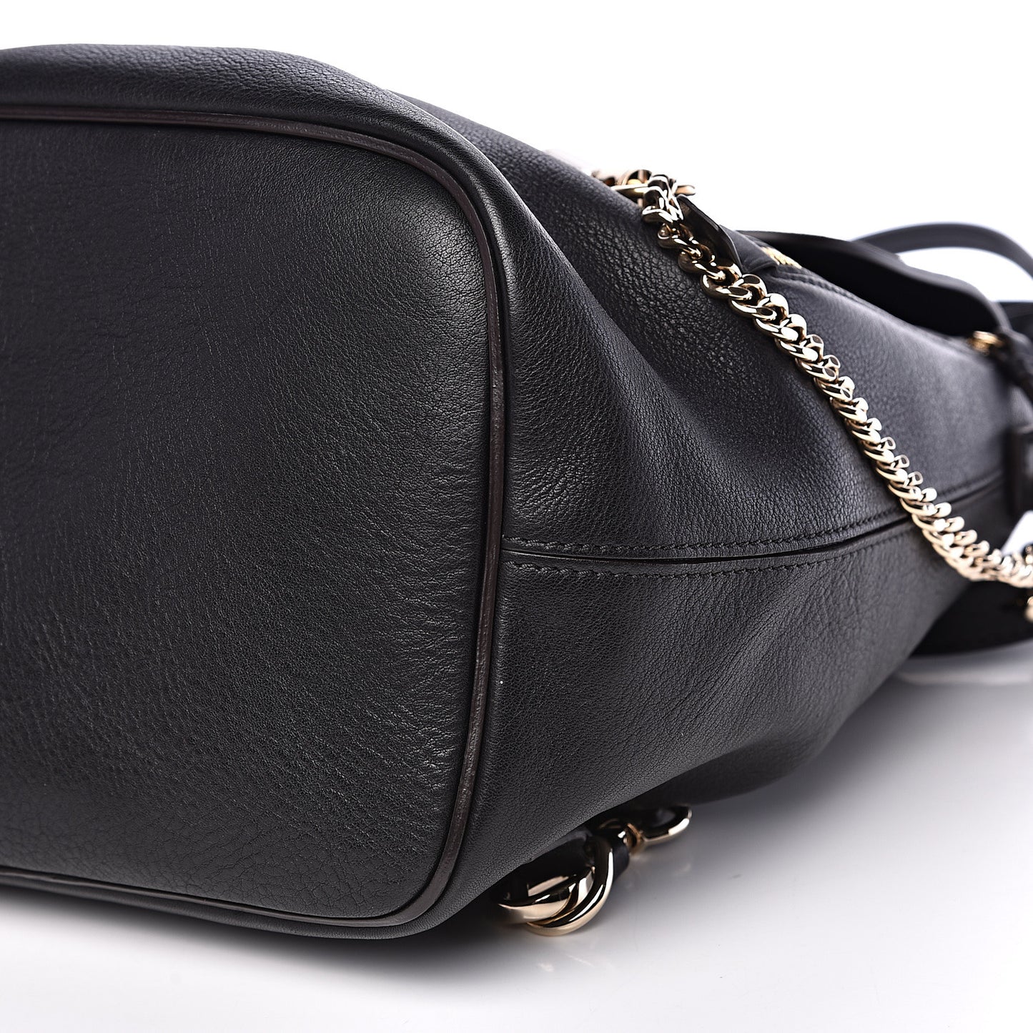 Suede Calfskin Medium Faye Backpack Black