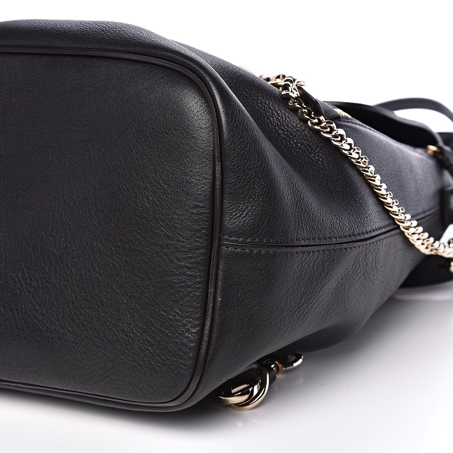 Chloe Suede Calfskin Medium Faye Backpack Black 8 of 14