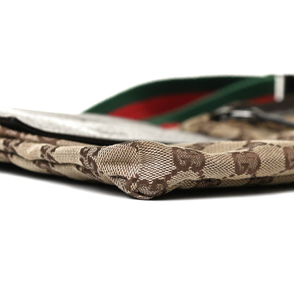 Gucci GG Monogram Double Pocket Belt Bag Dark Brown 7 of 12