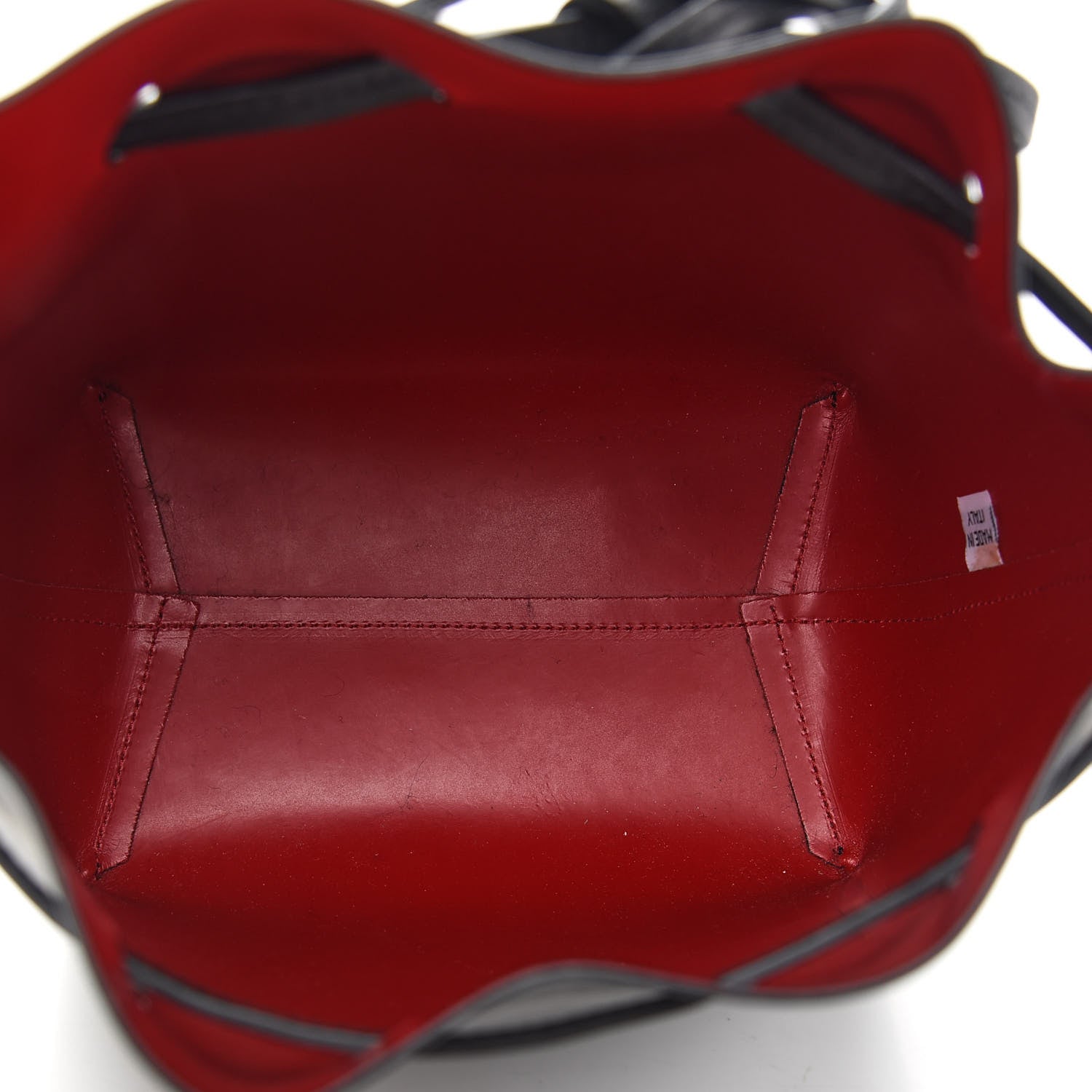 Mansur Gavriel Vegetable Tanned Calfskin Mini Bucket Bag Black Flamma 5 of 10