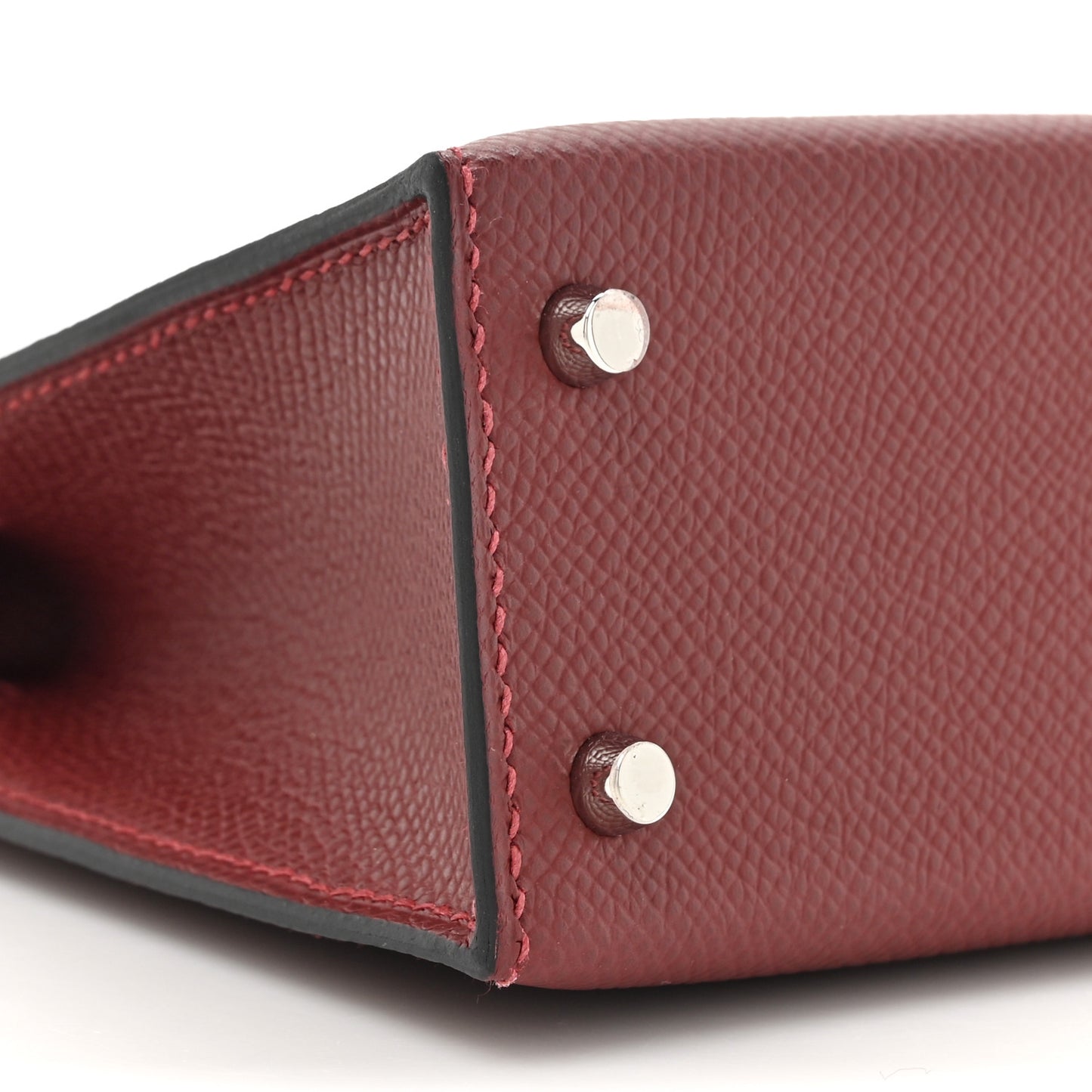 Epsom Mini Kelly Sellier 20 Sangle Cordage Rouge H Orange Field Rose Tyrien