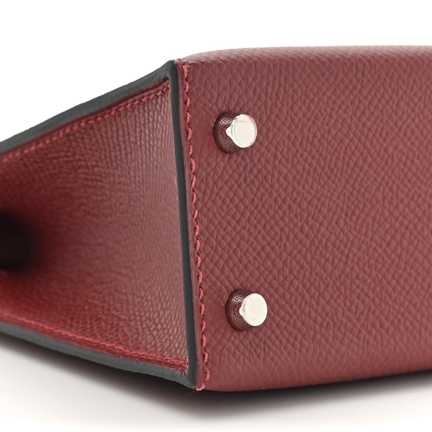 Hermes Epsom Mini Kelly Sellier 20 Sangle Cordage Rouge H Orange Field Rose Tyrien 10 of 12