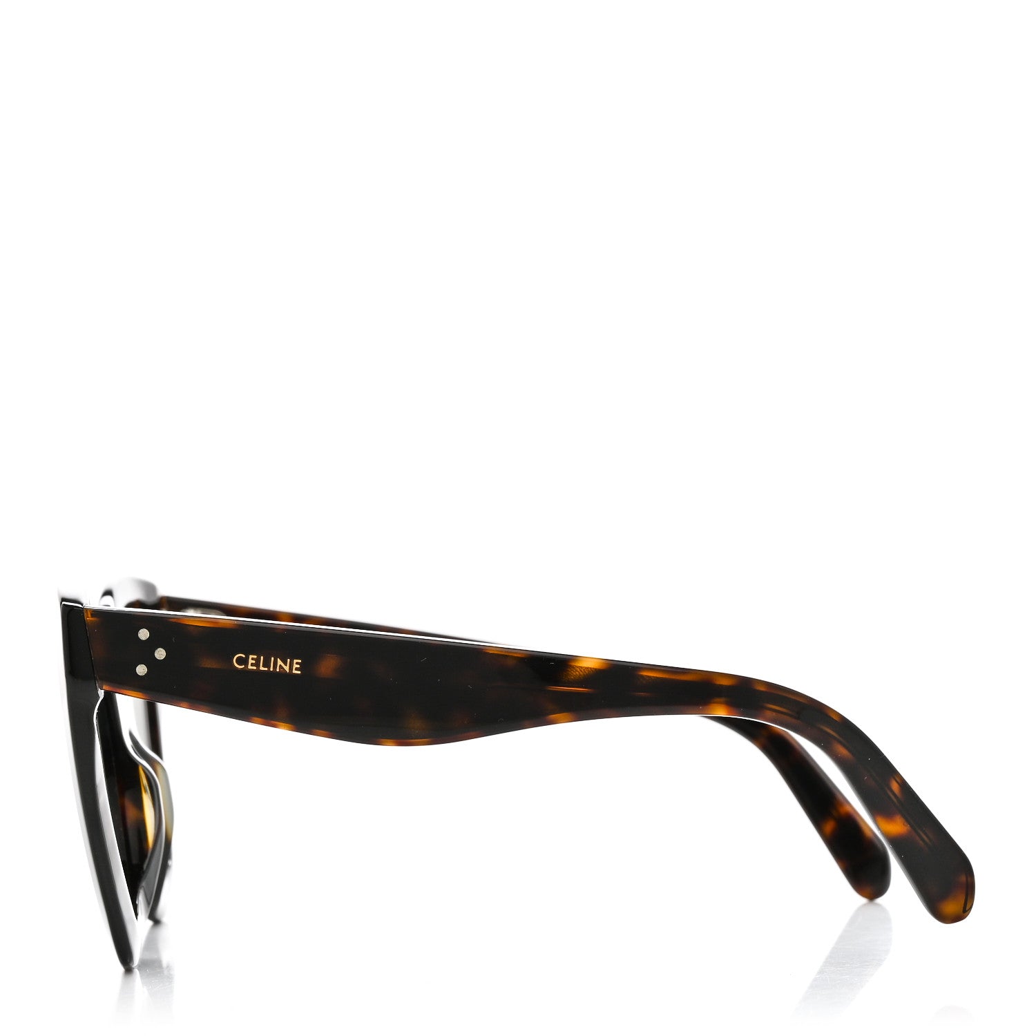 Celine Oversized Round Sunglasses CL4005IN Tortoise 3 of 7
