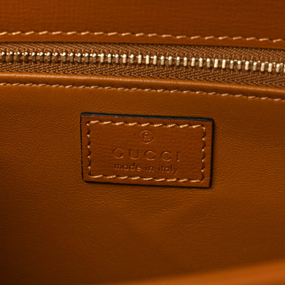 Gucci Suede Shearling Horsebit 1955 Shoulder Bag Brown 6 of 9