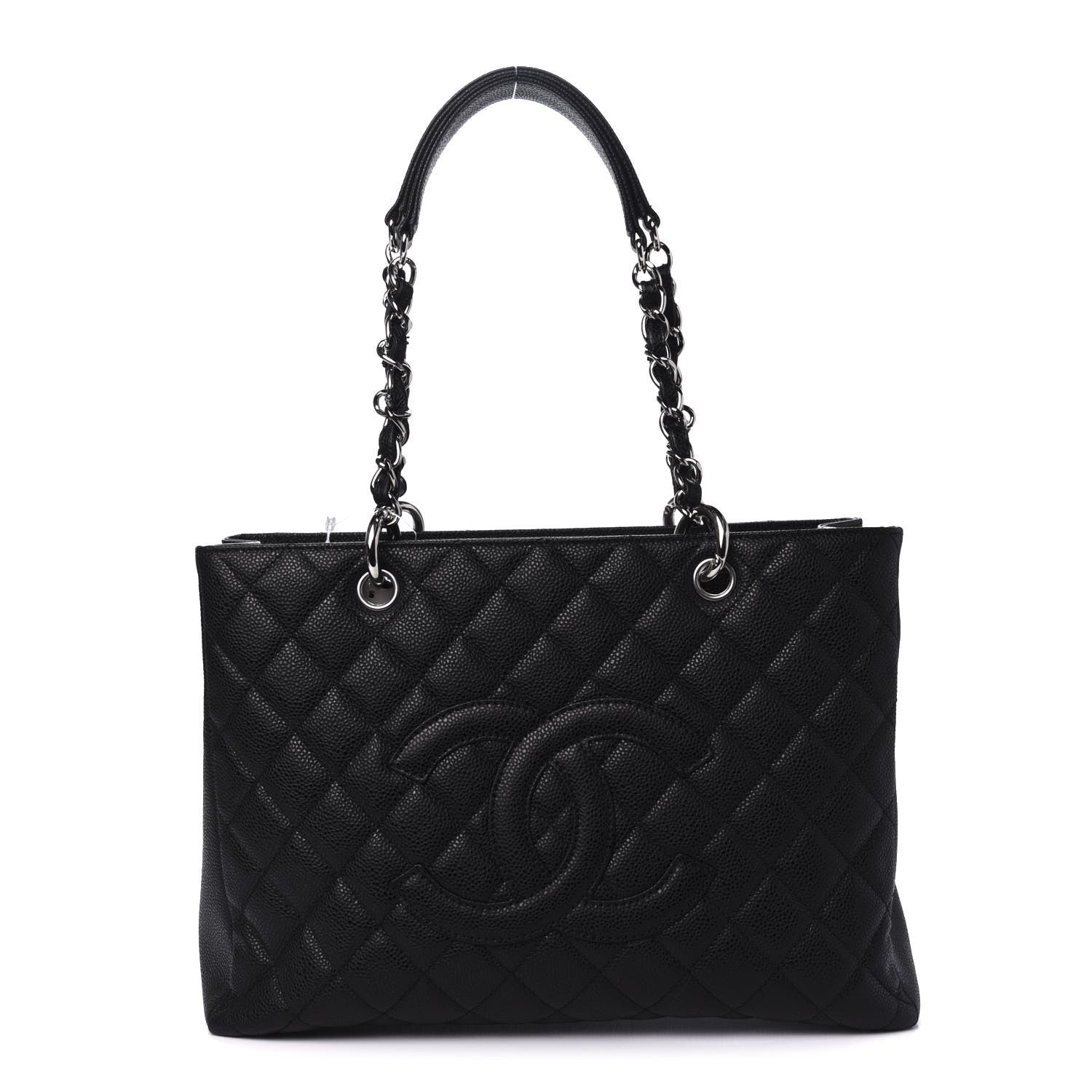 Chanel Caviar Quilted Grand Shopping Tote GST Black 1 of 10