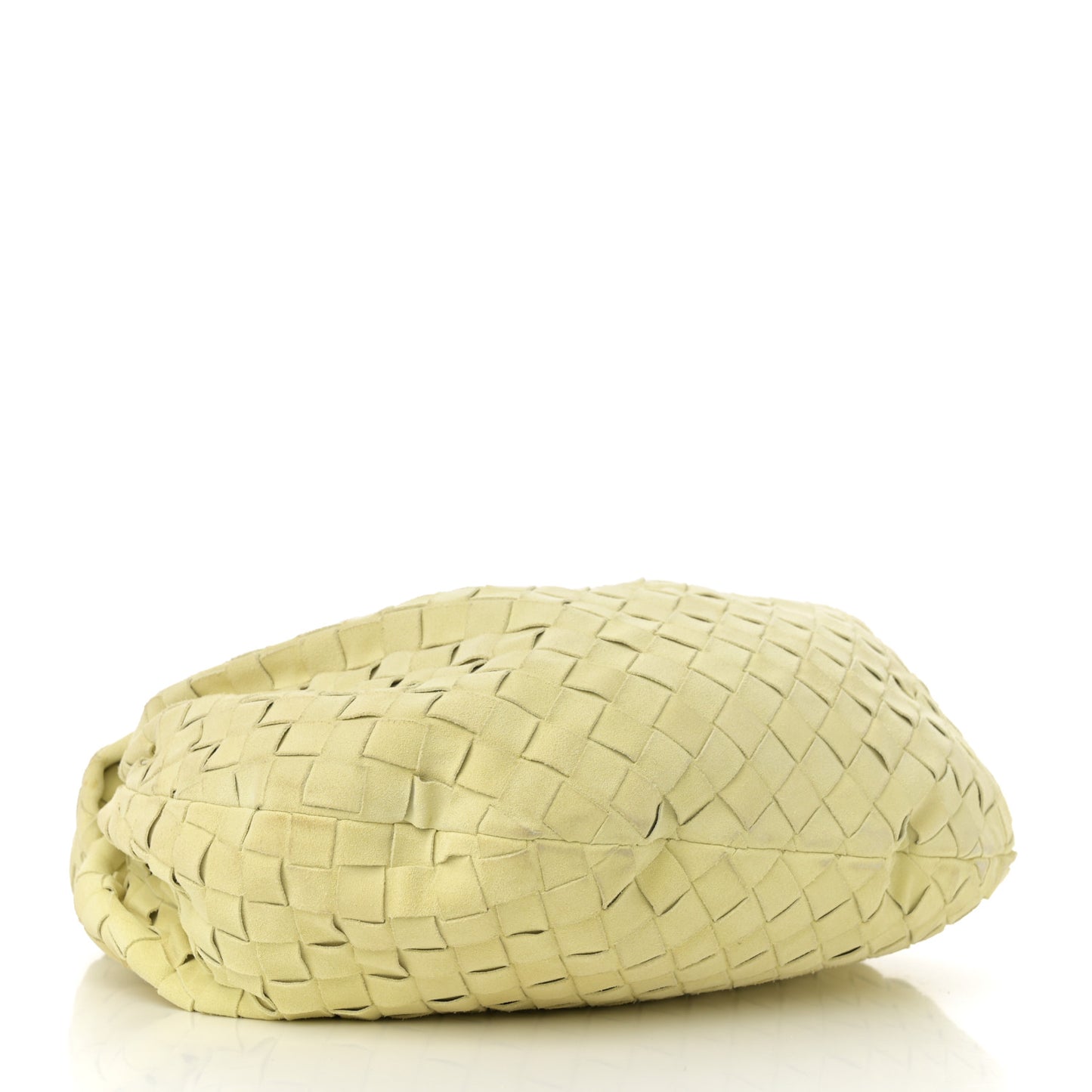 Suede Calfskin Intrecciato Teen Jodie Hobo Lemon Wash