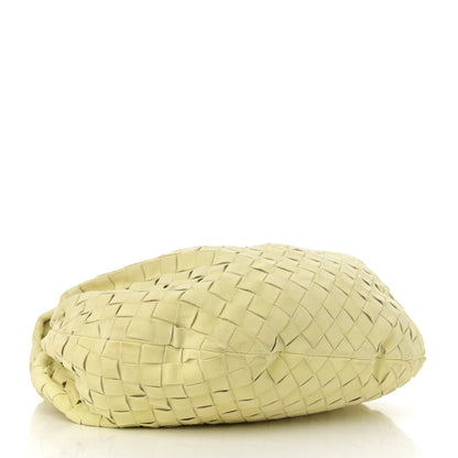 Bottega Veneta Suede Calfskin Intrecciato Teen Jodie Hobo Lemon Wash 4 of 12