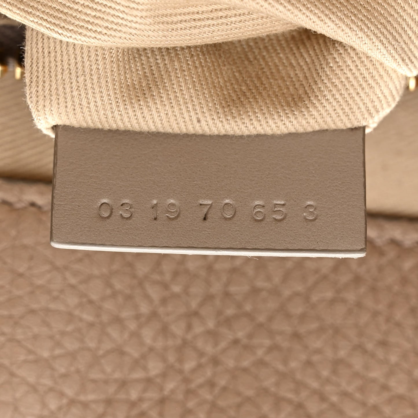Shiny Grained Calfskin Medium Aby Day Shoulder Bag Motty Grey
