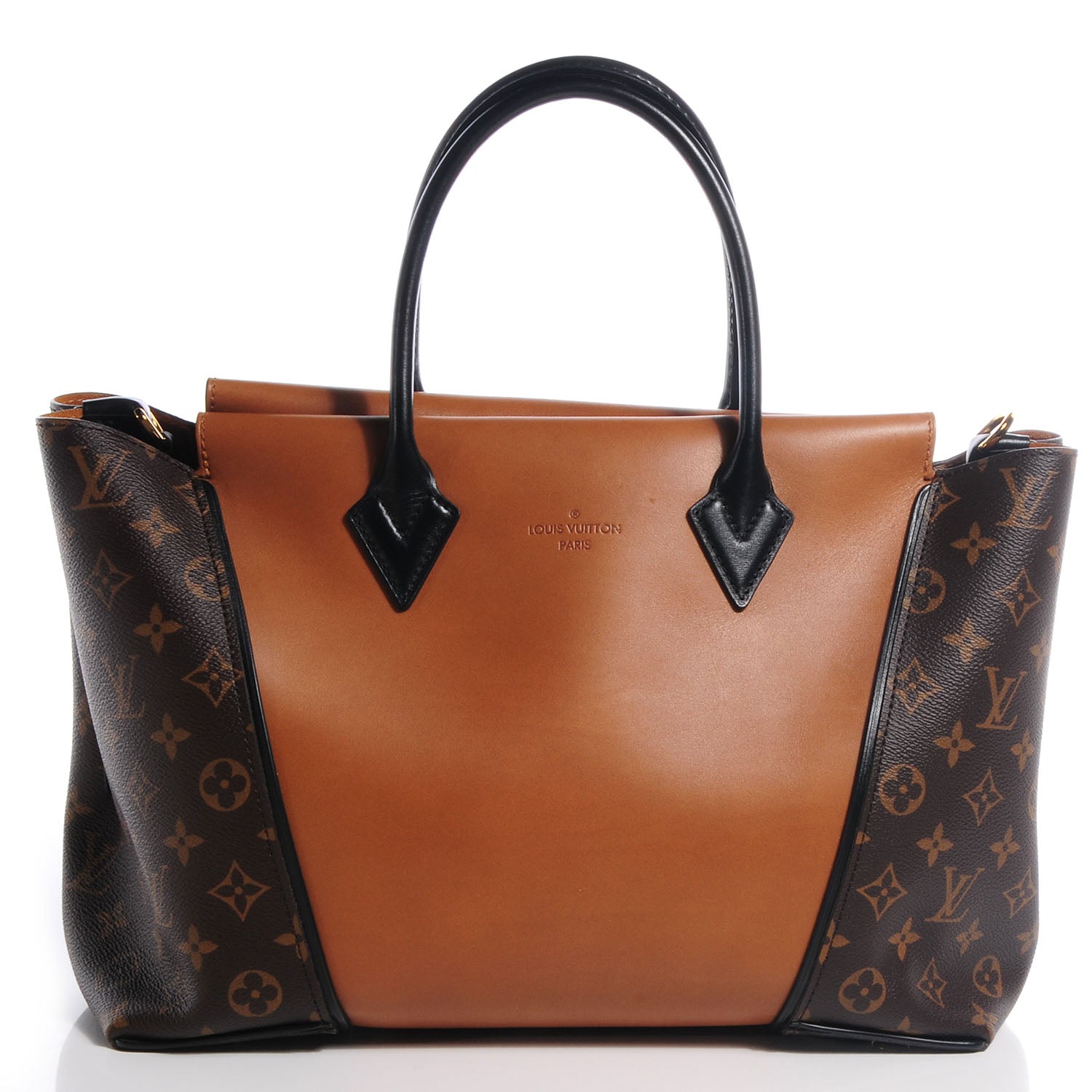 Louis Vuitton Monogram Cuir Orfevre Tote W PM Noisette 3 of 8