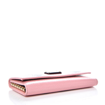 Dolce & Gabbana Dauphine Painted Rose Key Holder Pink 4 of 6