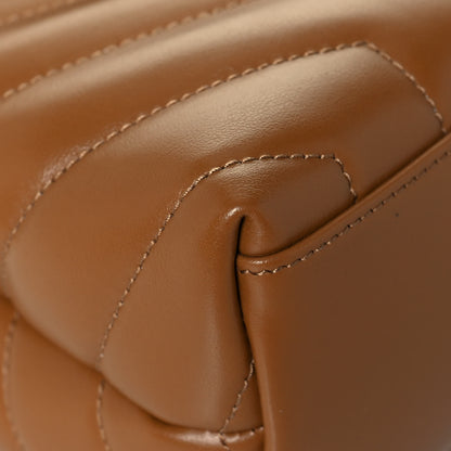 Saint Laurent Calfskin Y Quilted Monogram Small Loulou Chain Satchel Dark Natural 8 of 12