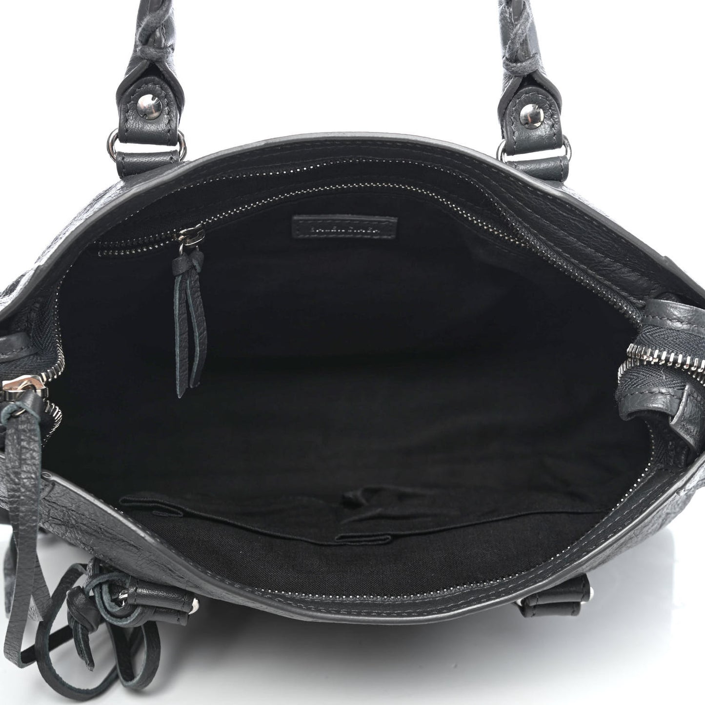 Agneau Classic Silver Hardware S City Gris Fossile