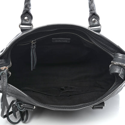 Balenciaga Agneau Classic Silver Hardware S City Gris Fossile 4 of 4