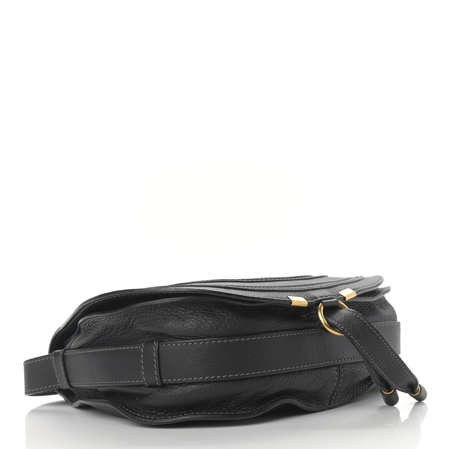 Chloe Calfskin Medium Marcie Round Crossbody Bag Black 4 of 12