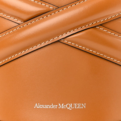 Alexander McQueen Calfskin The Curve Small Shoulder Bag Tan 9 of 11