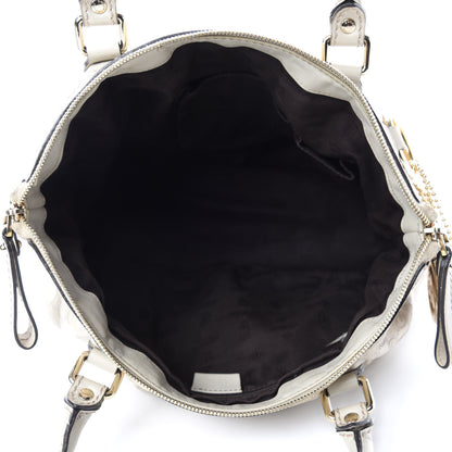 Gucci Guccissima Medium Sukey Top Handle Bag White 5 of 17