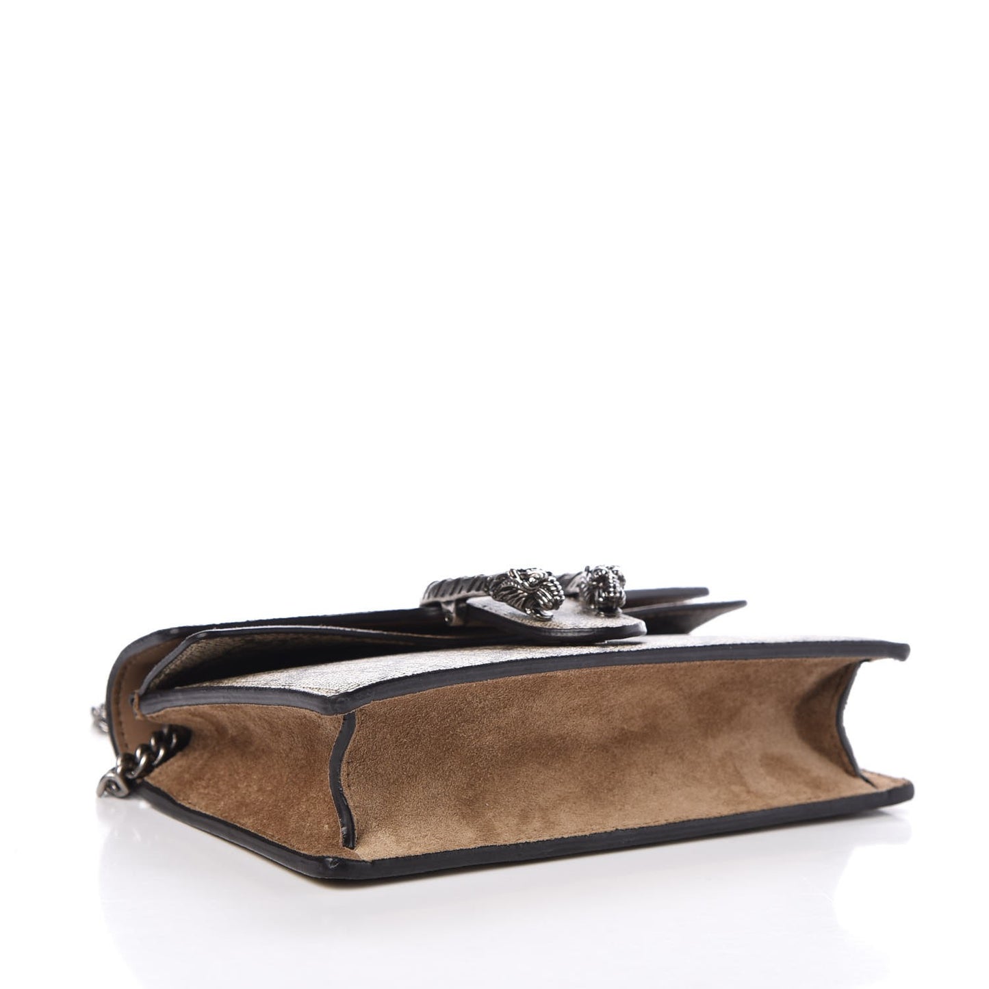 GG Supreme Monogram Super Mini Dionysus Shoulder Bag Taupe